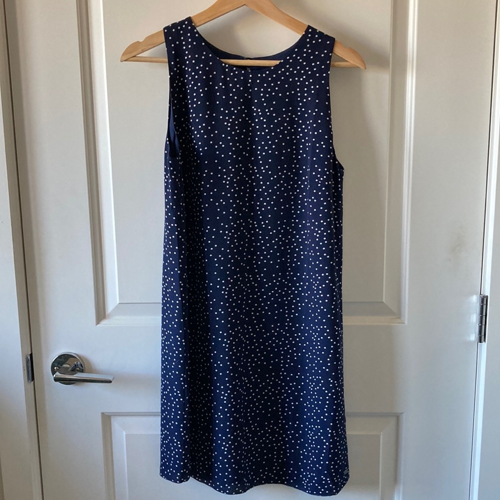Monk & Lou Polka-Dot Sleeveless Dress